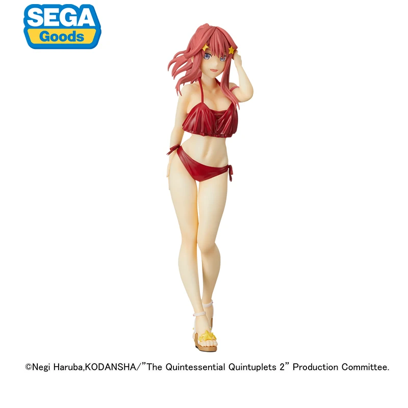 

In Stock Anime Figure Original 20cm SEGA PM The Quintessential Quintuplets Nakano Itsuki Scenery Model Toy Decoration Doll