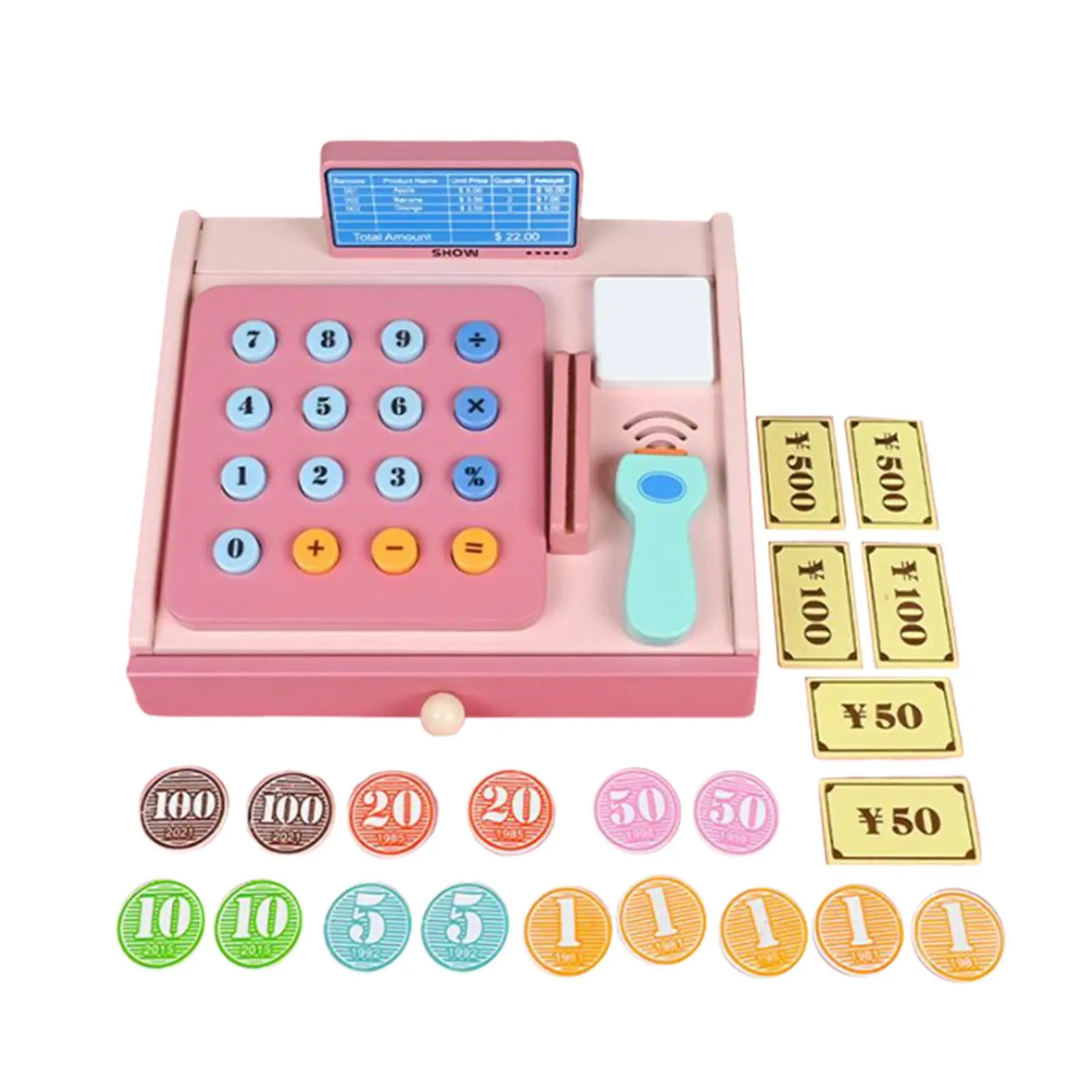 

Simulation Cashier Register Developmental Toys for Role Playing Game Daycare