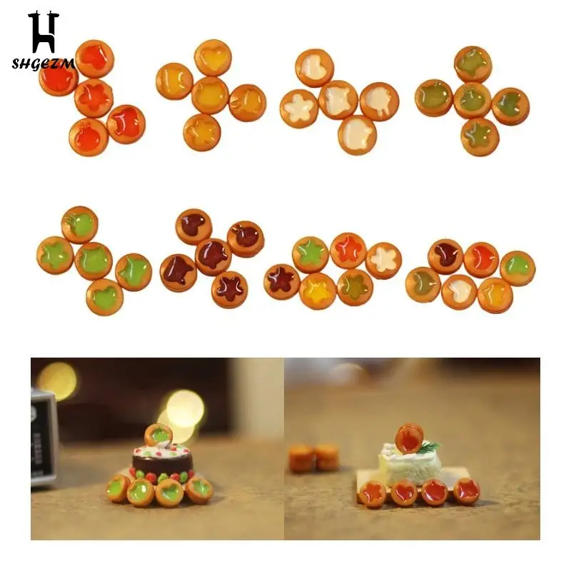 

Doll House Cake Snack Jam Cookies Miniature Cookie Box Mini Chocolate Snack Box Dress Up Toy Doll House Kitchen Toy Kit