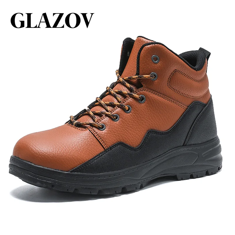 Мужские ботинки ручной работы в стиле ретро, польские мужские ботильоны, повседневная кожаная обувь с высоким берцем, мотоциклетные ботинки на платформе, новинка, мужские ботинки