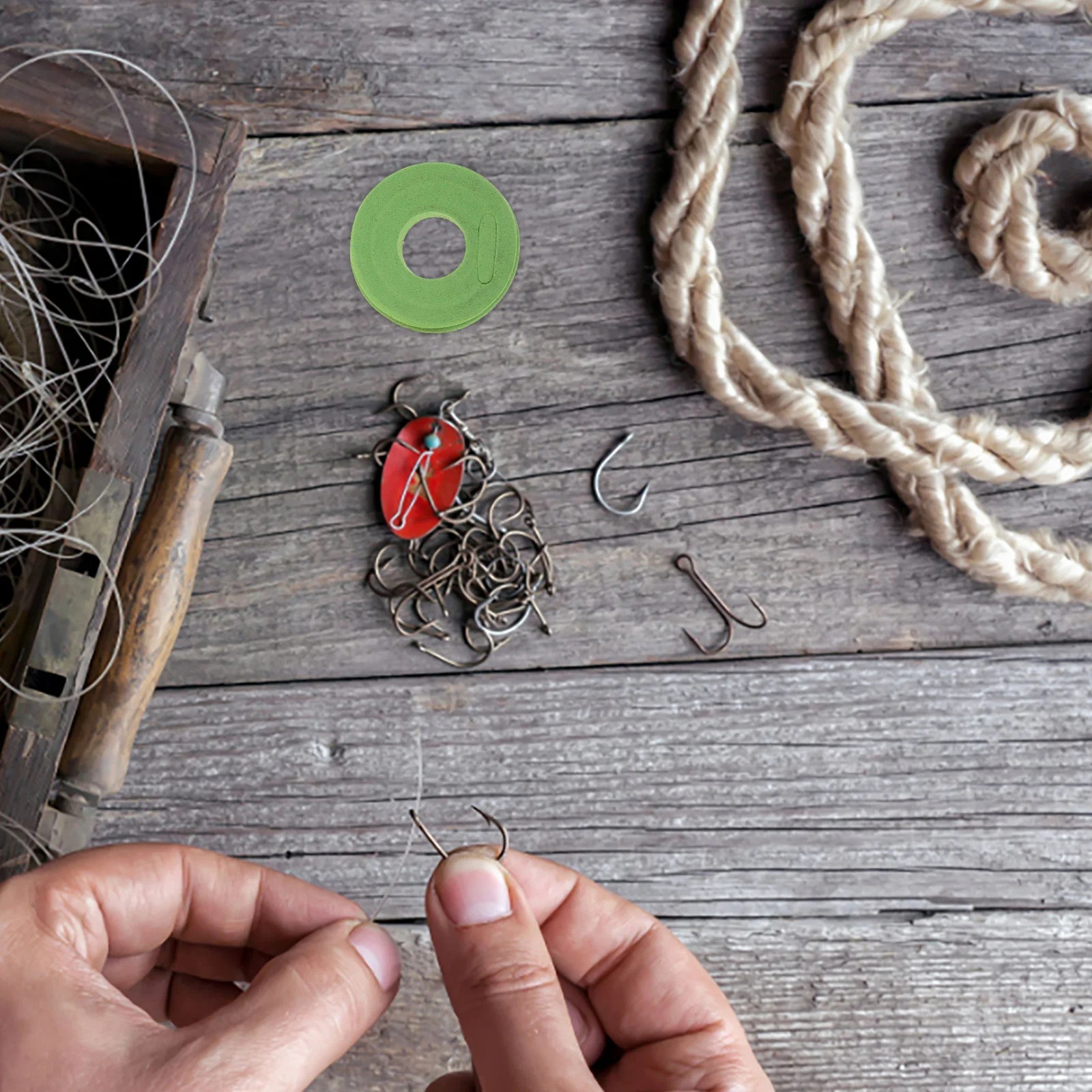 100 шт. катушки для лески круглая форма рыболовные снасти (разноцветные)