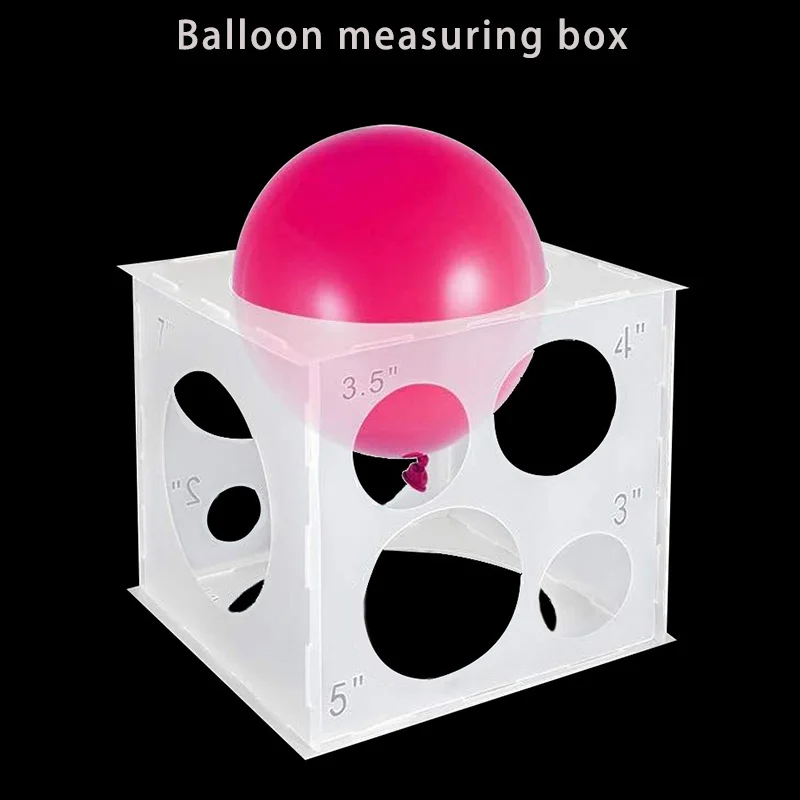

11Holes 2-10Inch Balloon Sizer Box Collapsible Balloons Measuring Tool Accessories For Balloon Decorations Birthday Wedding Arch