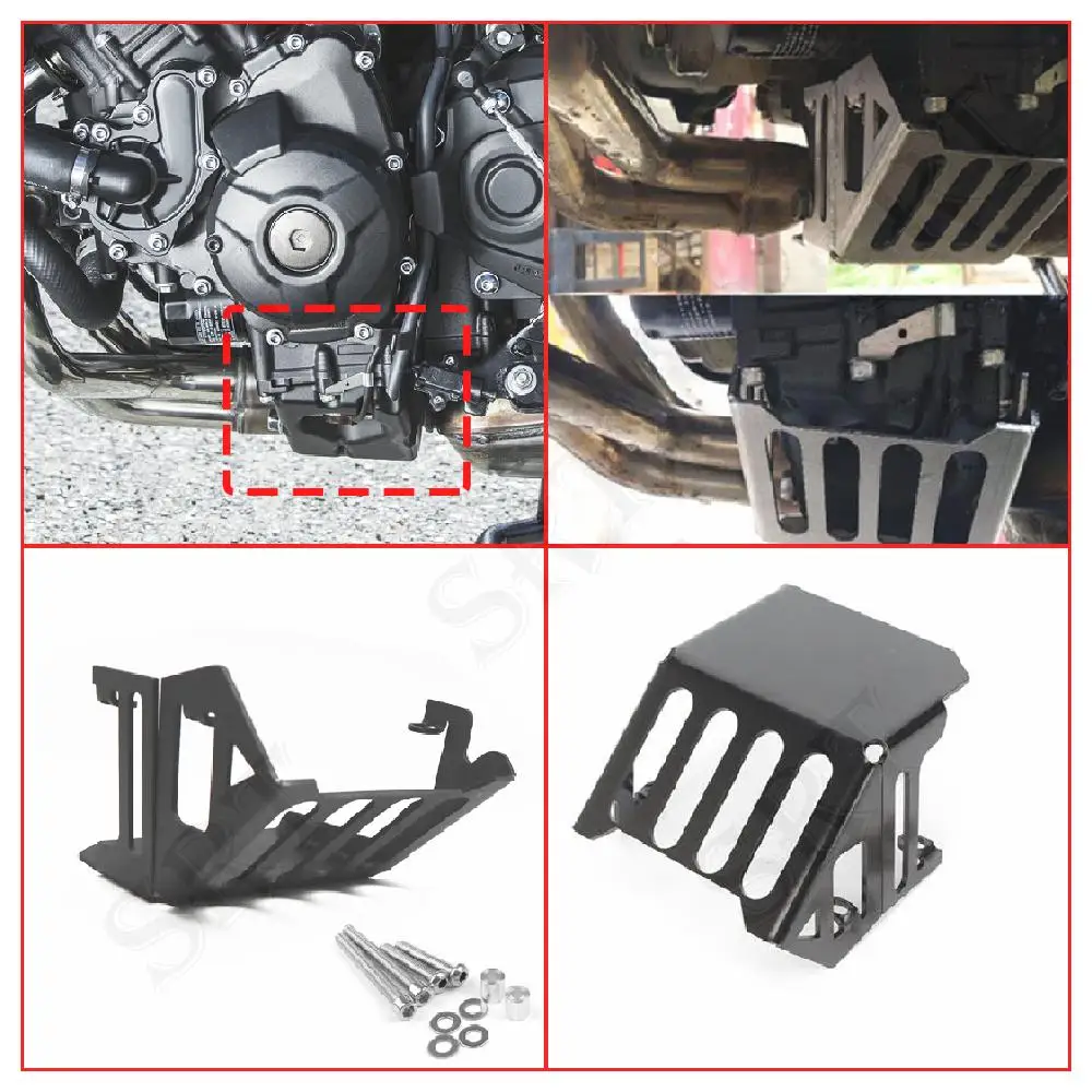 

For Yamaha MT-09 Tracer FJ-09 Motorcycle Accessories Oil Sump Frame Protector Guard Skid Plate Cover Tracer 900 900GT 2016-2020