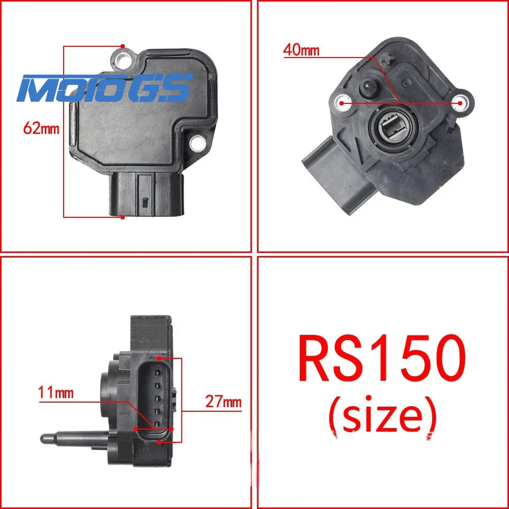 

Throttle Position Sensor for Throttle Body RS150 RS150R Motorcycle EFI Throttle Valve TPS