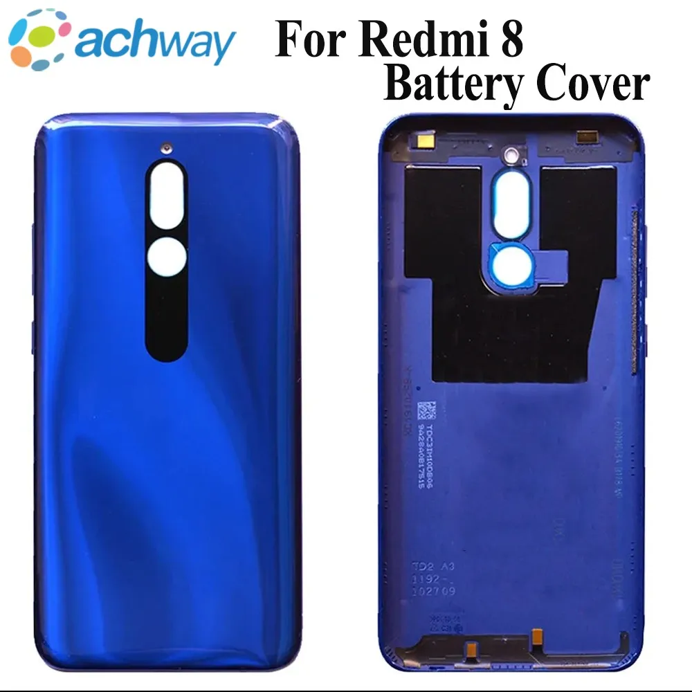 Задняя крышка батарейного отсека для Xiaomi Redmi 8 запасные части Крышка