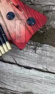 Электрическая гитара без головы шея из розового дерева корпус красного пепла