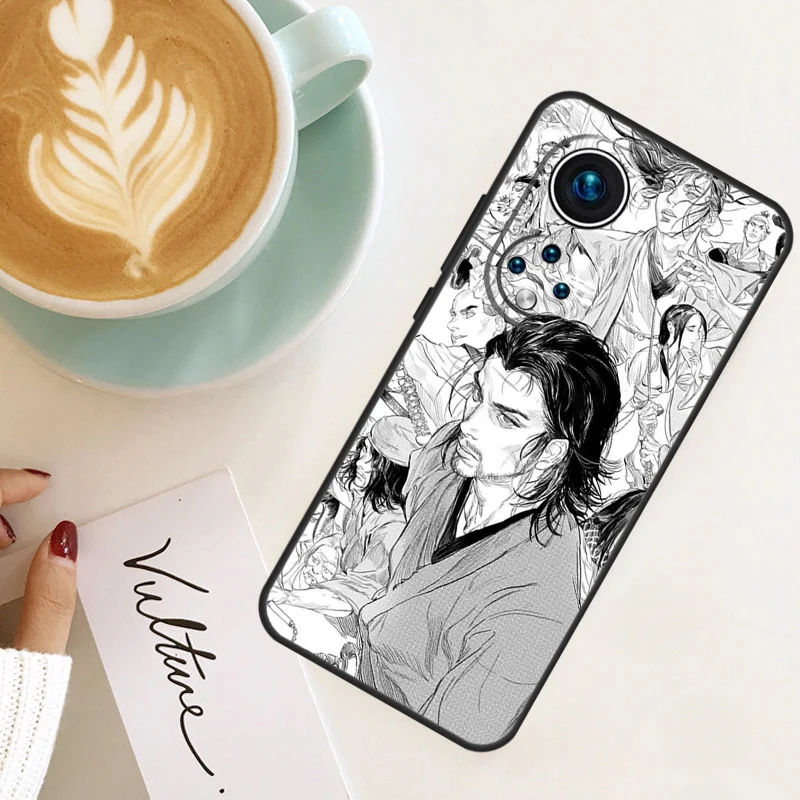 Чехол vagabond miyamoto musashi для Honor 50 чехол Huawei P40 Lite P20 P30 Pro Nova 9 5T P Smart 2021 2019 - купить по