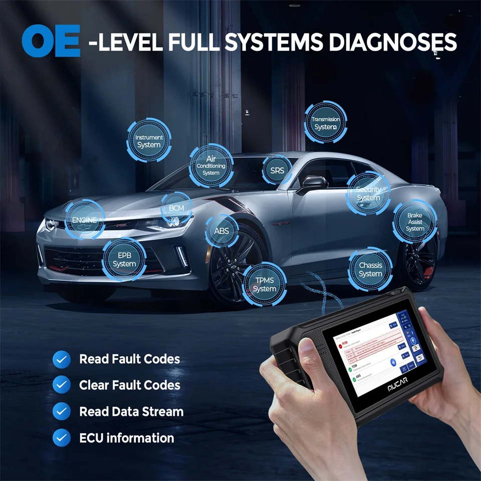 MUCAR VO6 OBD2 сканер полная система диагностические инструменты 28 сбросов