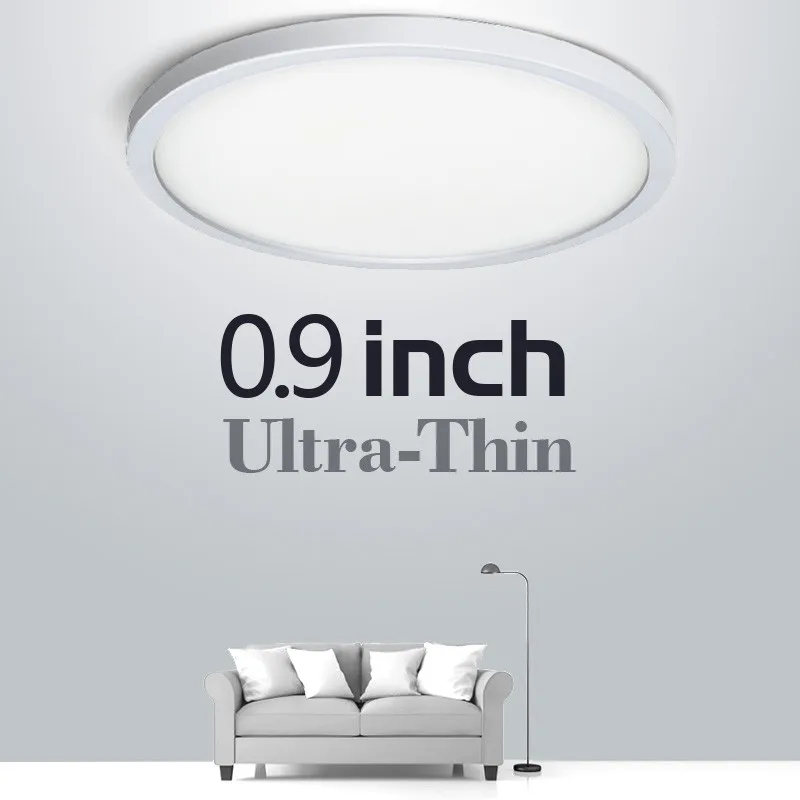 

LED Ceiling Lamp AC85-265V 24W 18W 13W 9W 6W 0.9Ultra-Thin Modern Chandelier Downlights LivingRoom Indoor For Children's BedRoom