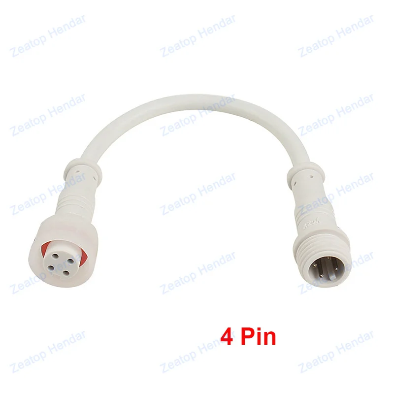 1 шт. M12 2 3 4 5 Pin IP65 водонепроницаемый кабель штырь-гнездо для Светодиодный ных лент