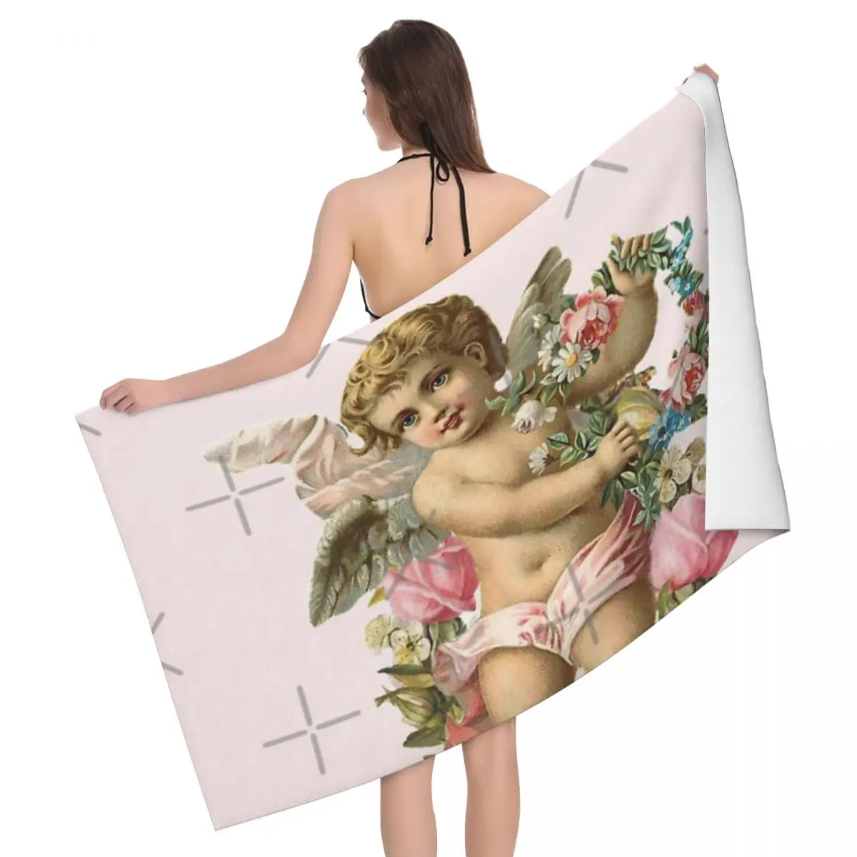

Baby Angel 80x130cm Bath Towel Water-absorbent For Pool For Traveller