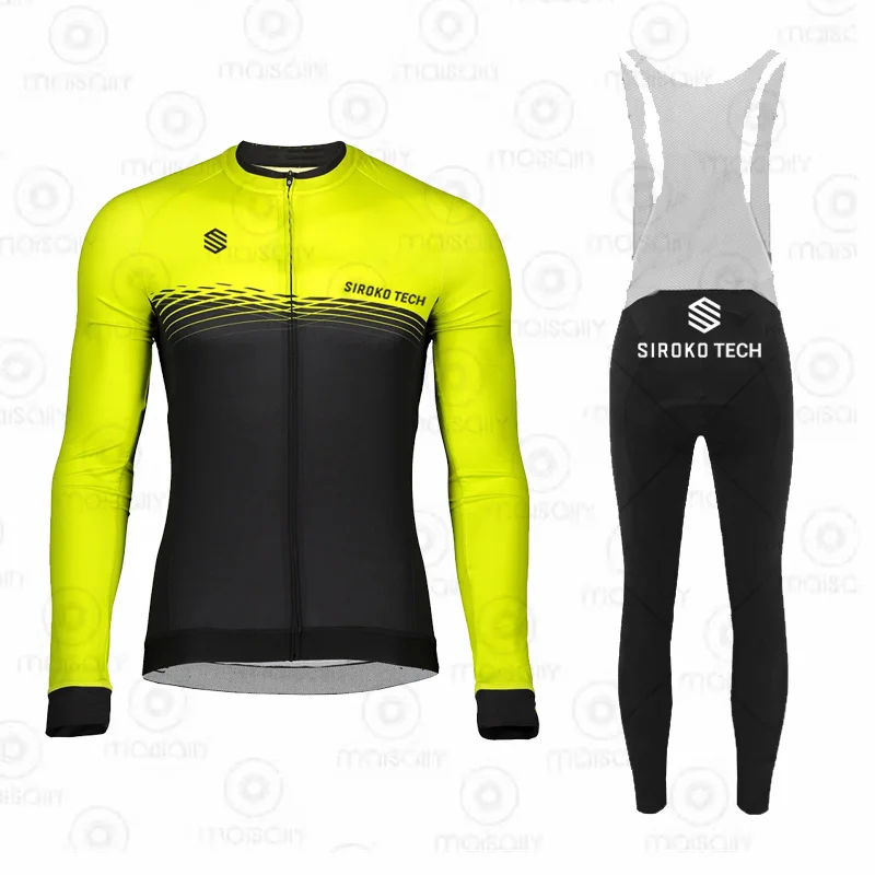 

2022 SirokoTech nueva ropa de ciclismo de manga larga para hombres ropa de bicicleta de montaña transpirable ForScott