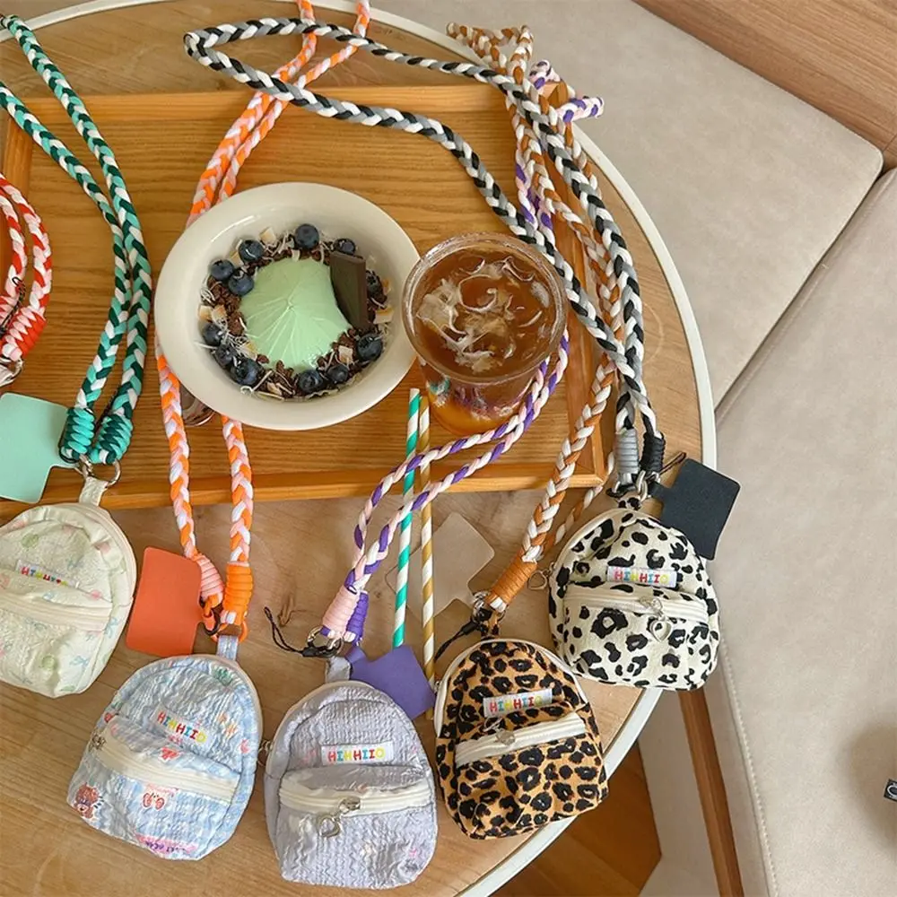 Милый мешочек для монет холщовый кошелек маленький с леопардовым принтом в форме