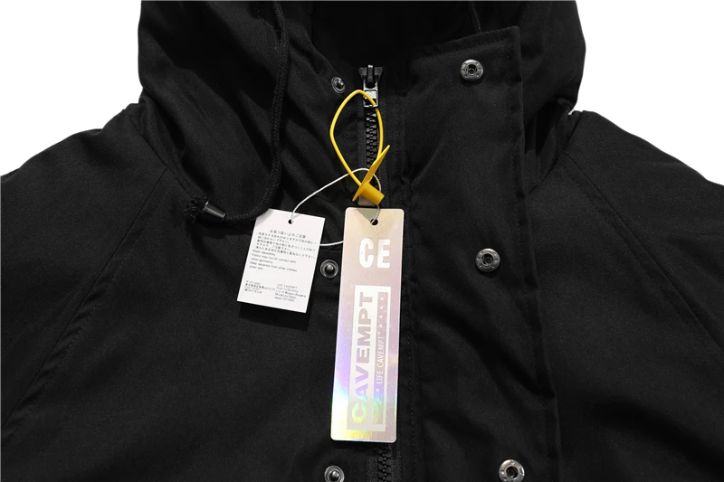 Высококачественная тяжелая ткань CAVEMPT C.E модная куртка для мужчин 1:1 отражающая молния Cav Empt женские пальто Верхняя одежда мужская одежда