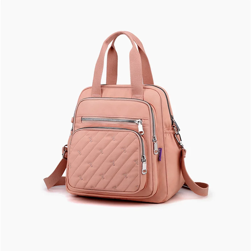 

New Arrival Shoulder Bag for Women Backpacks Casual Waterproof Nylon Knapsack Multi-functional Travel Large Capacity Bag