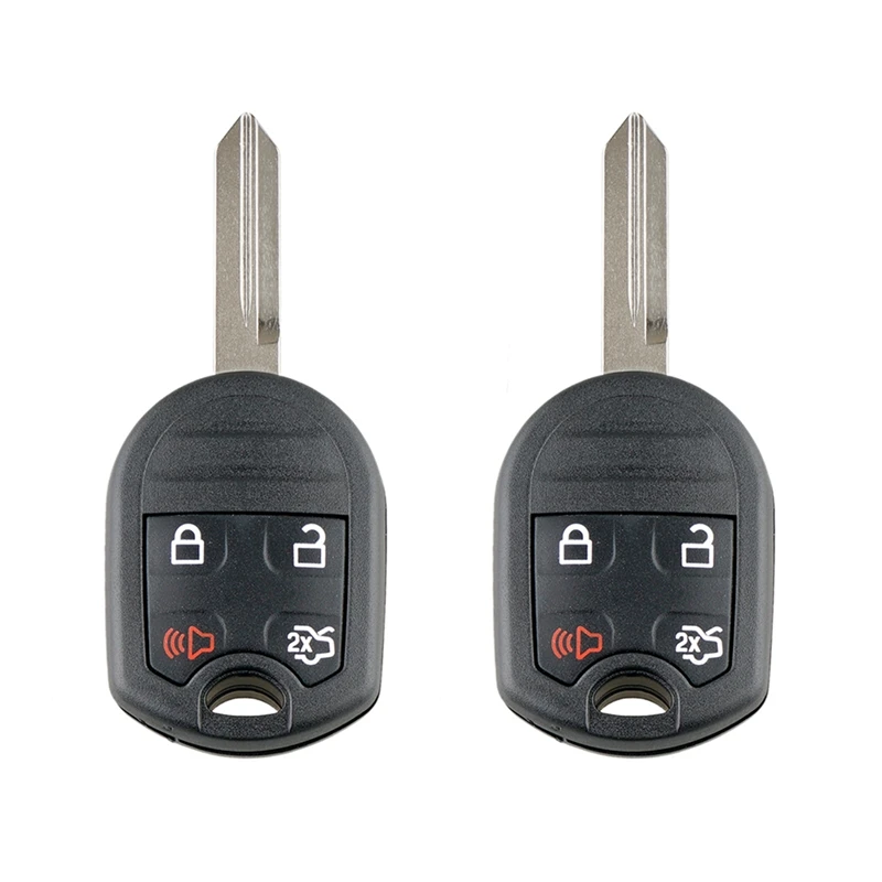 

2X Car Smart Remote Key 4 Buttons Car Key Fob Fit For 2010 2011 2012 2013 2014 Ford Mustang 315Mhz Cwtwb1u793