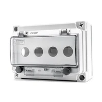 ip67 waterproof button box switch control box emergency stop junction box abs plastic enclosure waterproof box electric