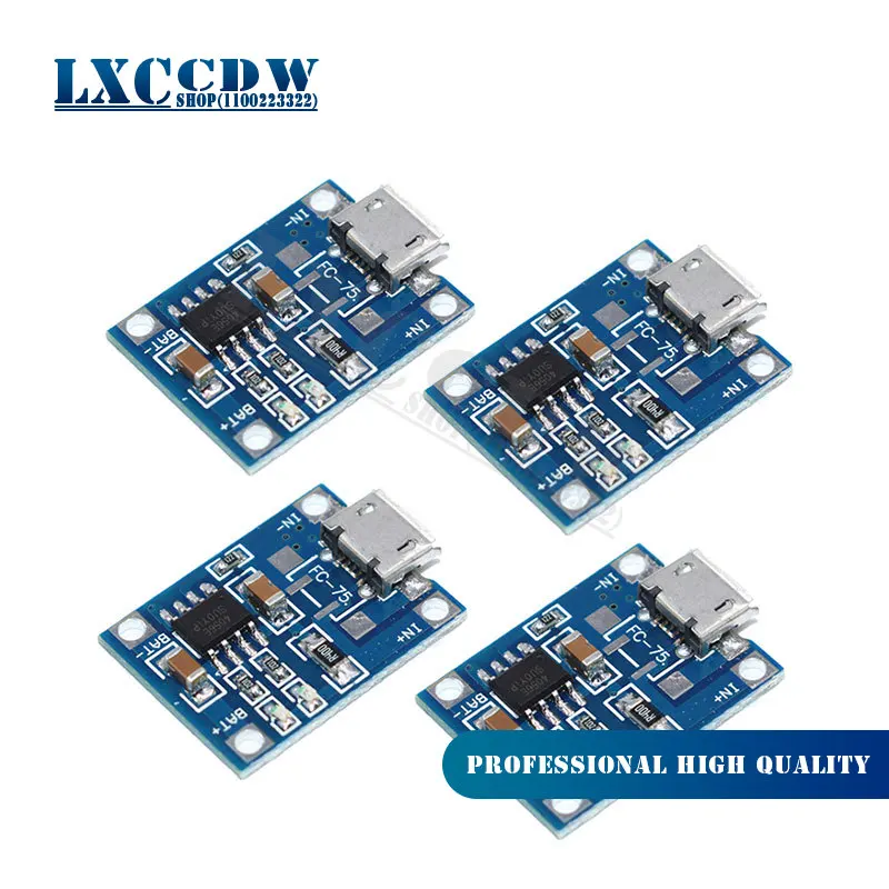 

5pcs TP4056 1A Lipo Battery Charging Board Charger Module lithium battery DIY MICRO Port Mike USB new