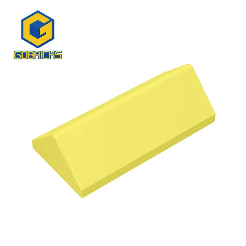 Фото Gobrick, 10 шт., склон 45, 2x4, двойная Совместимость с 3041 игрушечными сборками, строительные блоки, технические детские игрушки №4