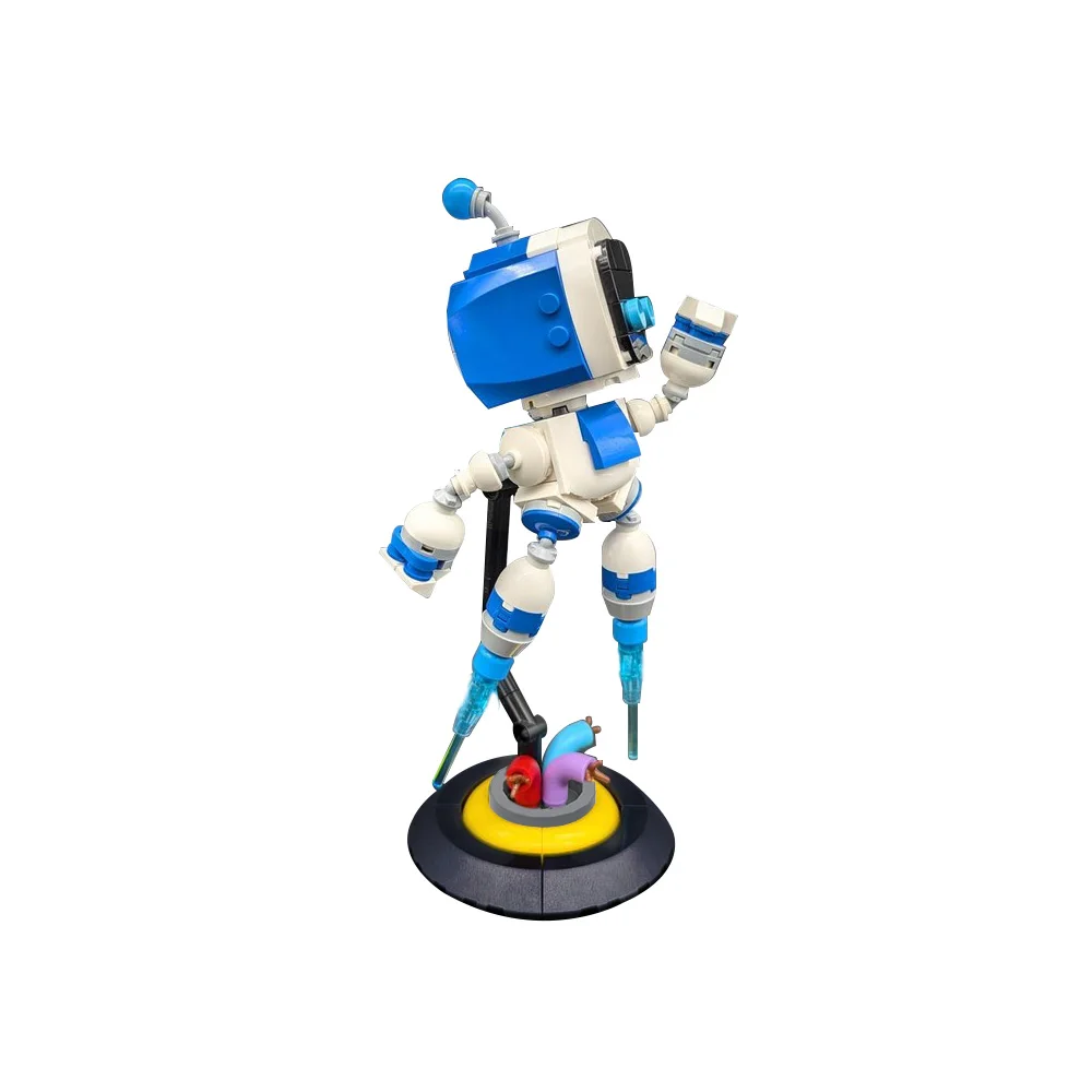 MOC Популярная игра Astro Bot Building Block Модель Спасательная миссия Игра Творчество