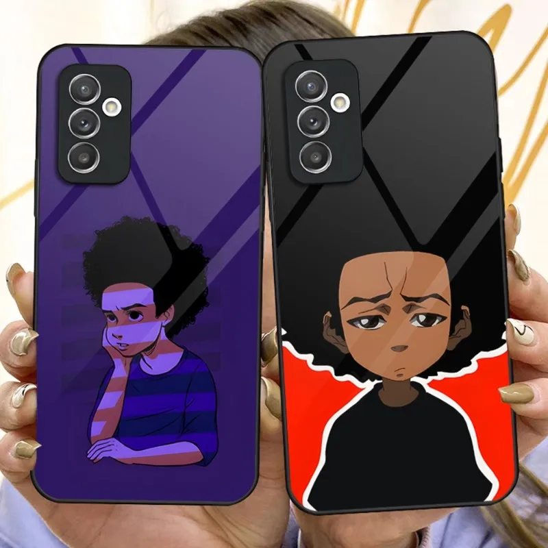 

The Boondocks Phone Case For Samsung A52 A71 A21 A22 A31 A20 A12 A51 A40 A72 A81 Galaxy A14 A54 A34 M14 Glass Design Cover