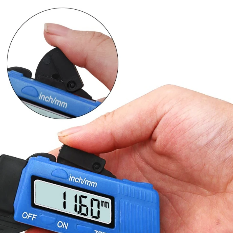 

Electronic Digital LCD 0-12.7mm Thickness Caliper Carbon Fiber Micrometer Guage
