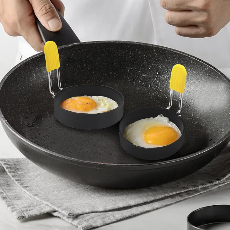 

Metal Fried Egg Pancake Ring Omelette Fried Egg Round Shaper Eggs Mold For Cooking Breakfast Pan Oven Kitchen