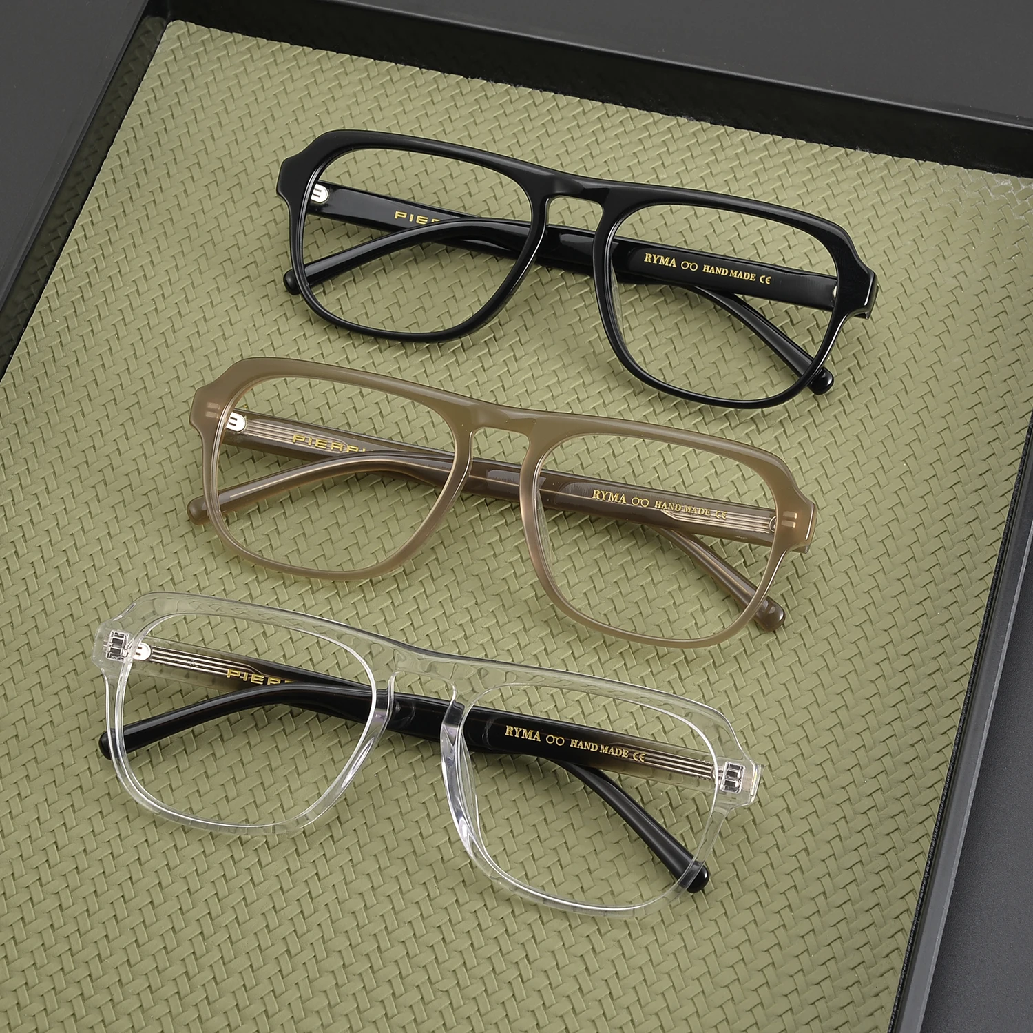 Винтажные корейские очки gm ацетатные оптические MM011 оправа для очков квадратные