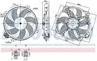 

85989 внутренний вентилятор MEGANE III 08 MEGANE III HB K4M W GRANDTOUR SW
