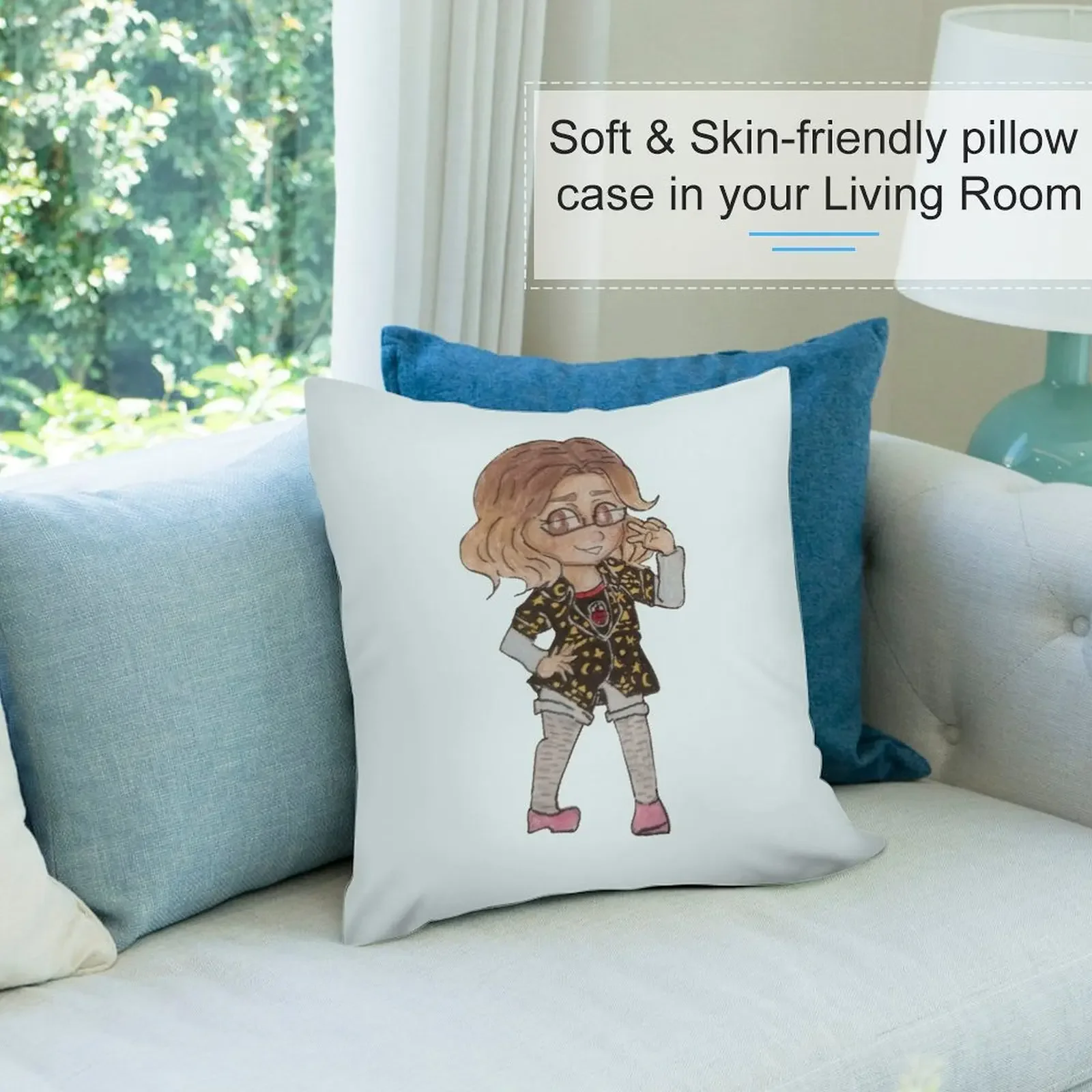 Подушка Chibi Sona декоративная подушка для домашнего декора