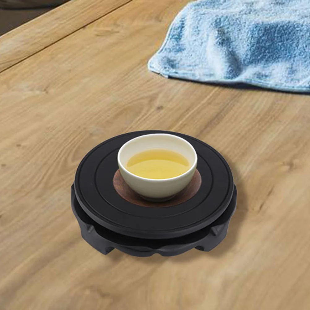 Круглая ваза с поворотным основанием полка для растений внутренние деревянные