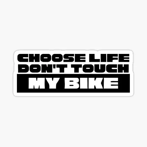 

Наклейки на бампер с надписью «Choose Life Do Not Touch My Bike», 5 шт.