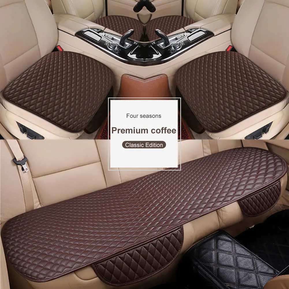 

Car Seat Cushion Single-piece Backrest-free Universal for all Seasons Ventilated Protective Pad for Automobile Seat Cove