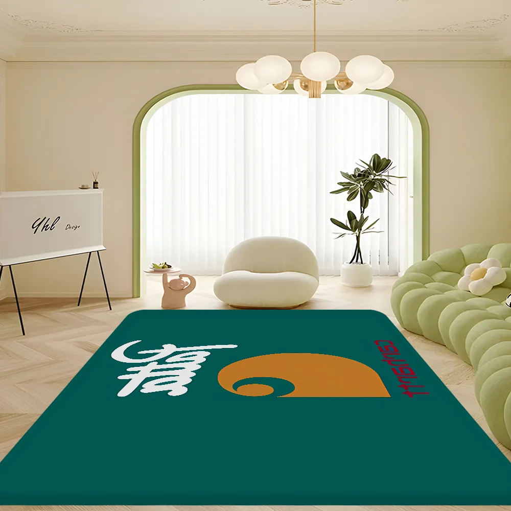 C-Carhartts Bathroom Mat INS Style Soft Bedroom Floor House Laundry Room Anti-skid Welcome Doormat