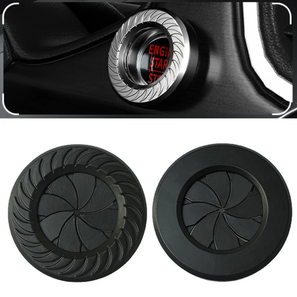 

Universal Car Engine Start Stop Push-Button Cap Switch Cover Decorative Trim Avoid Scratches On The Button Accessories