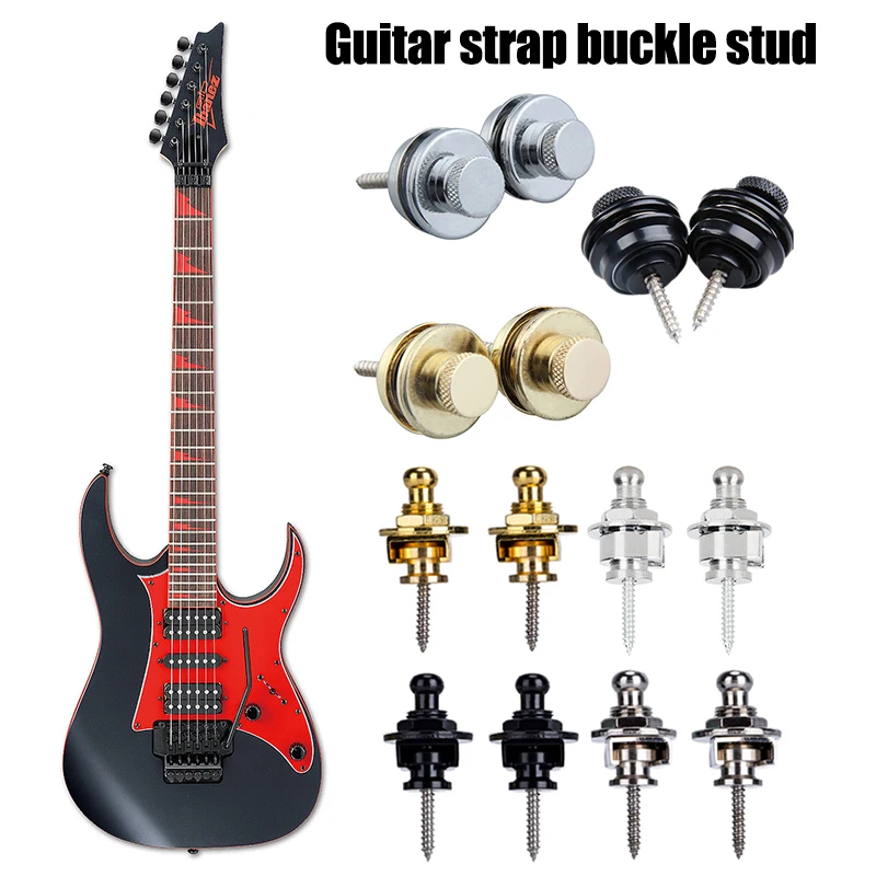 

1set Guitar Strap Lock Strap lock Straplock Button for all Acoustic Electric Bass Guitar Strap 3 Colors Guitarra Accessory