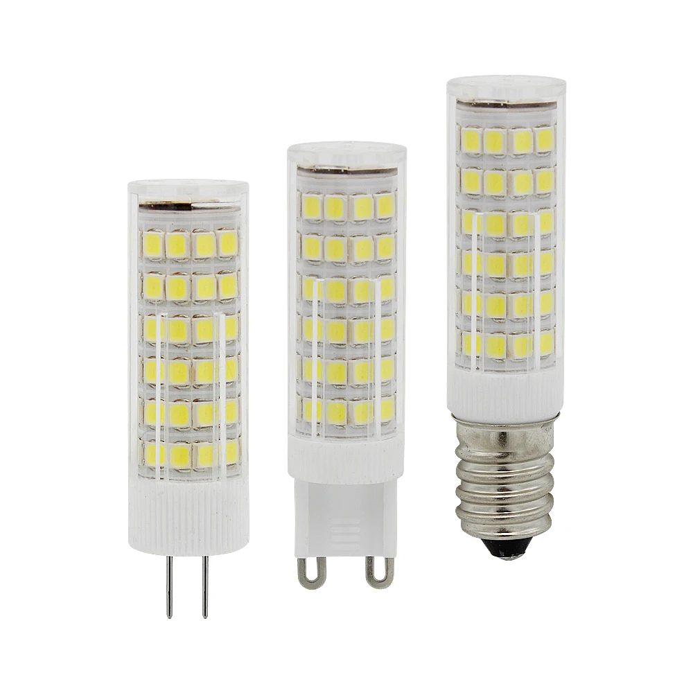 

Светодиодсветодиодный лампа G9 SMD2835 E14, 220 В переменного тока, 10 Вт 15 Вт