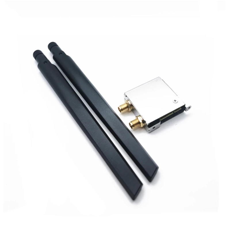 Сетевой адаптер WiFi Go AX201 WiFi6 BT5.0 2400 Мбит/с Cnvio 2 Wi-Fi карта антенны с высоким