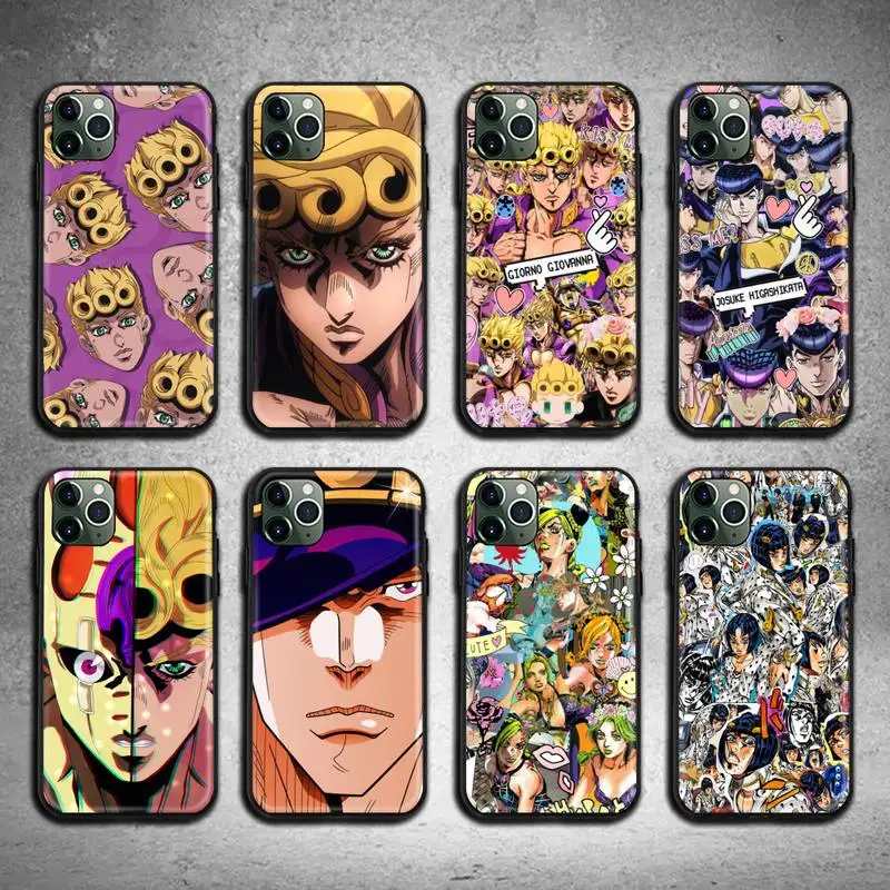 

JoJo's Bizarre Adventure character Phone Case For iphone 13 12 11 Pro Max Mini XS Max 8 7 6 6S Plus X 5S SE 2020 XR cover