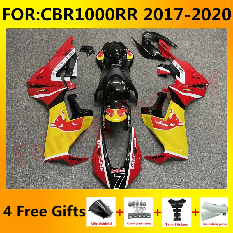 

NEW ABS Motorcycle Whole Fairings kit fit for CBR1000RR CBR1000 CBR 1000RR 2017 2018 2019 2020 full Fairing kits set red yellow