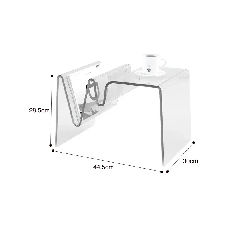 Креативный акриловый диван небольшой боковой журнальный столик мебель для