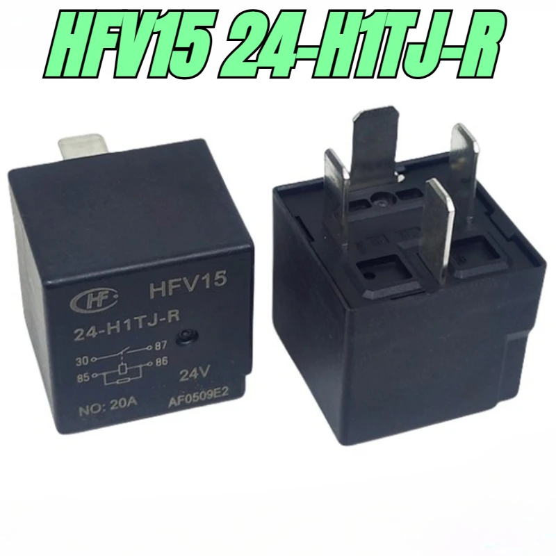 (Совершенно новое) 1 шт.лот, 100% оригинальное реле: HFV15 24-H1TJ-R 24 В 20 А, 4 контакта, HF, автомобильное реле HFV4 (art.: 3920d32aeec16) - 3920d32aeec16