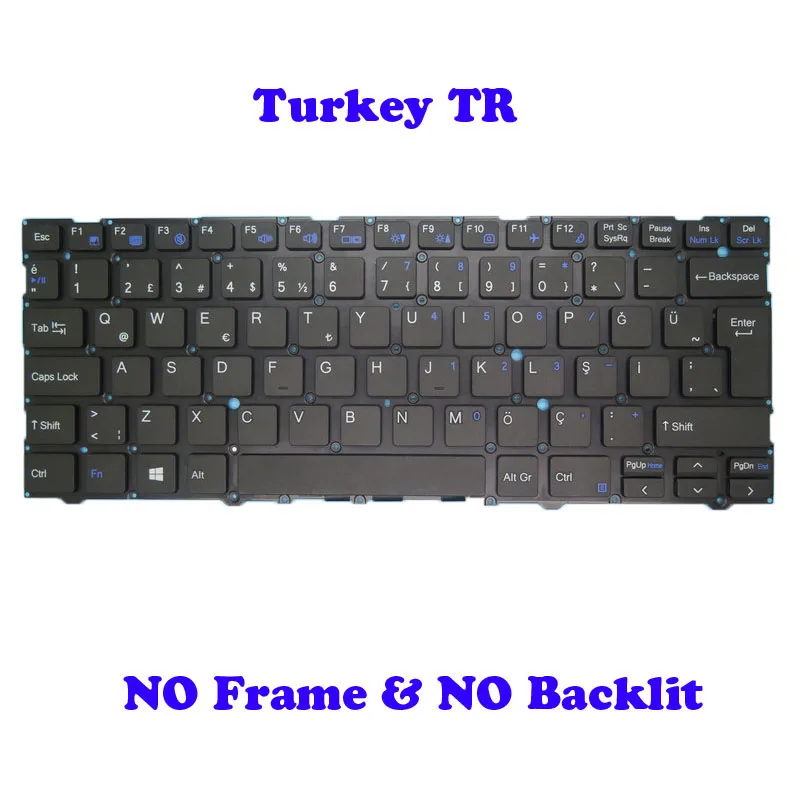 Клавиатура без подсветки SP US UK BR LA RU для CLEVO NV41MB NV41ME NV41MJ NV41MK NV41MZ NV40 MV41 NV40MB NV40ME NV40MJ