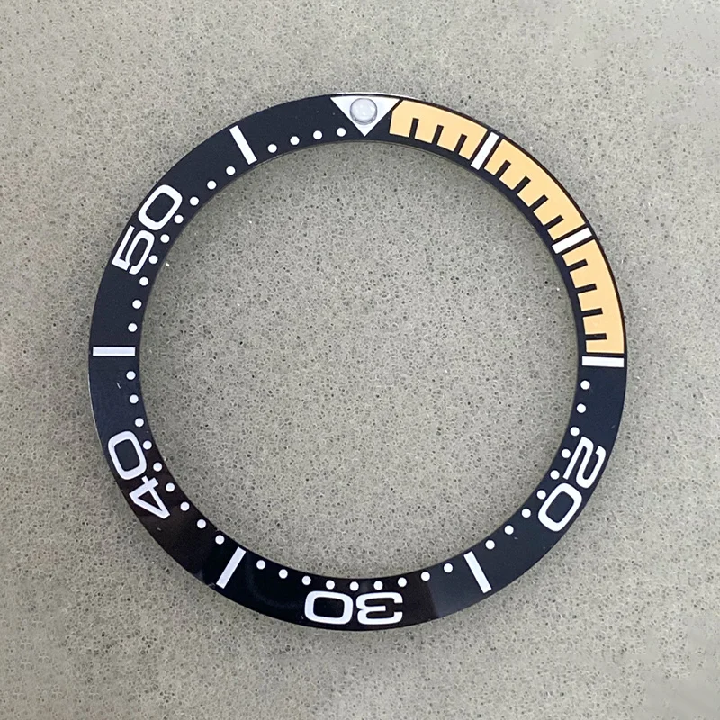 38mm Ceramic Bezel Insert Tilted GMT Insert Inside Diameter 30.5mm Fits 40mm USB Diving Watch Case Men's Watch Ring Parts