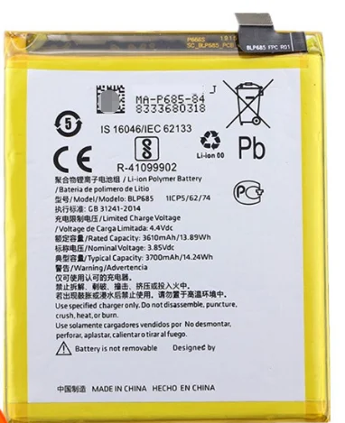 

Для Oen/OnePlus 6T Blp685 новый аккумулятор мобильный телефон