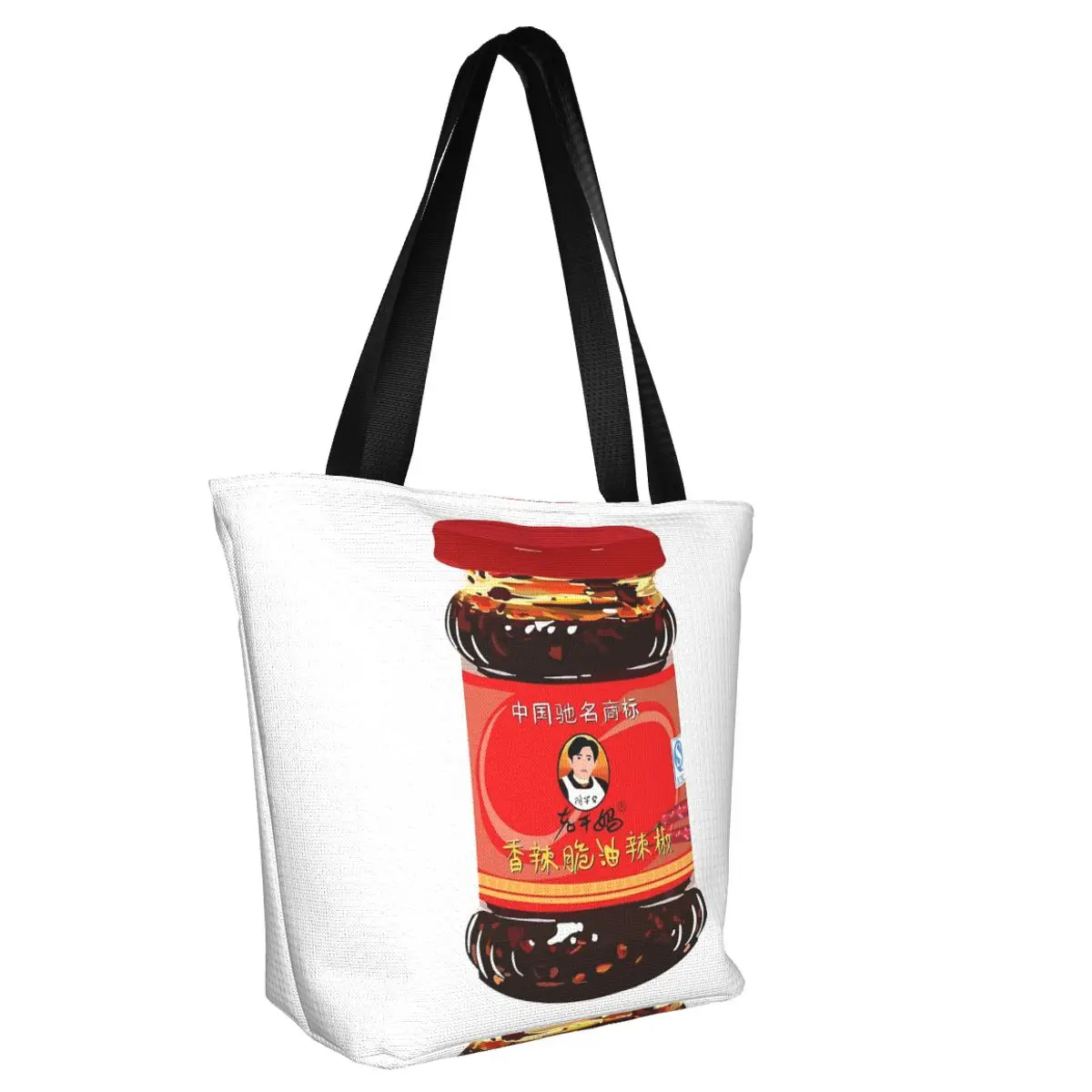 Сумка-тоут для покупок из лаодина мА жареного Чили в масле повседневная легкая