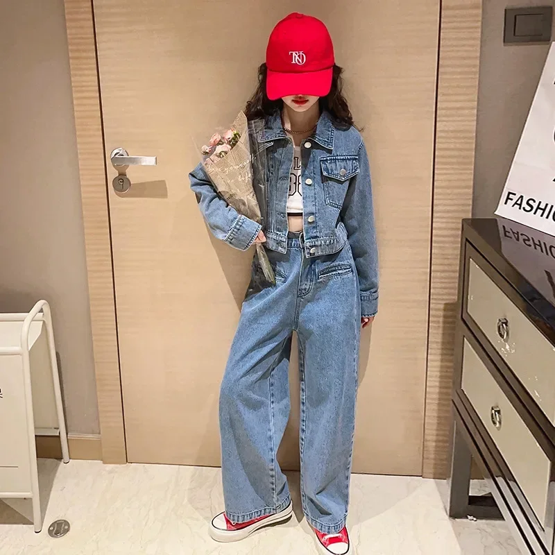 Одежда для девочек костюм детская одежда оптовая продажа новинка 2024 модный