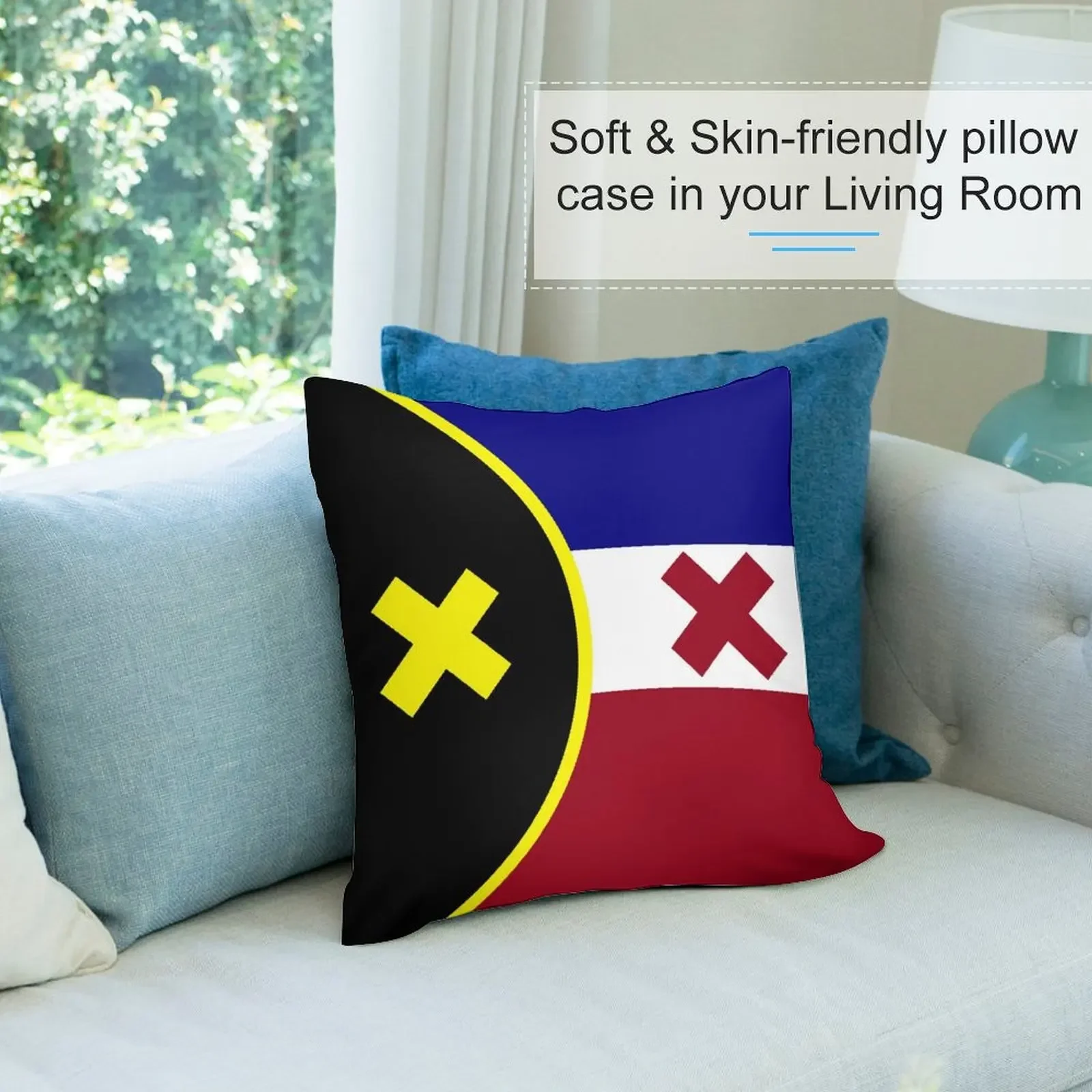 Подушка с флагом l'manberg наволочка рождественские чехлы для подушек наволочки