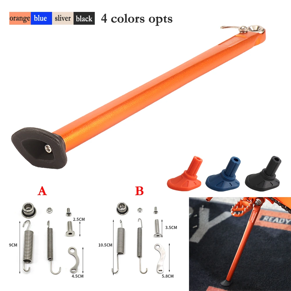 

New Parking Side Stand With Spring Kit For KTM XC XCW XCF XCFW EXC EXC EXCF 150-530 Six Days TE FE 2020 2021 2022 CNC Kickstand
