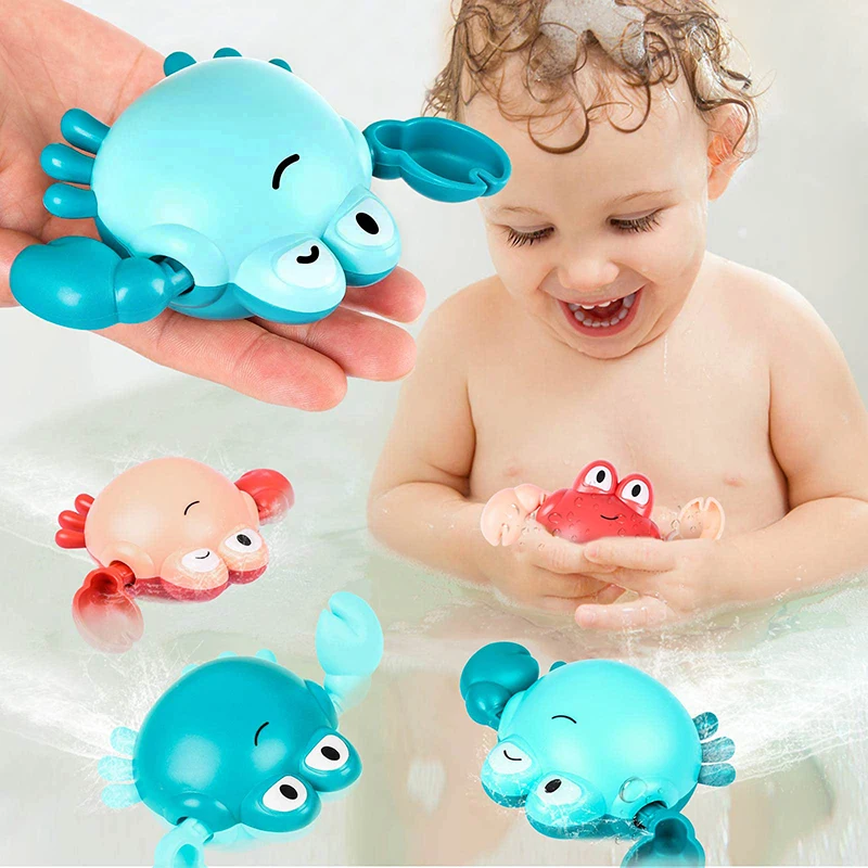 

Bath Toy Wind-up Swimming Bathtub Crab Toy Baby Toys for 3-6 Year Boy Toddler Toys Gifts Pool Toddlers Sensory Toys for Toddlers